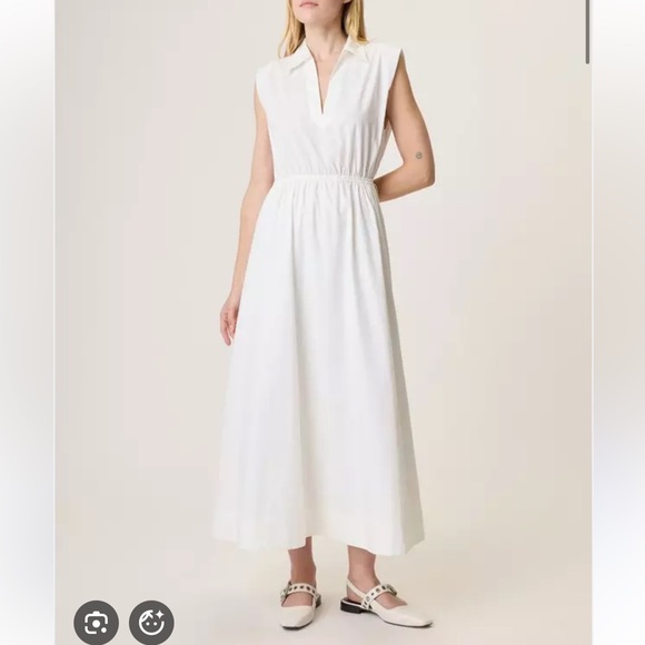 rag & bone Dresses & Skirts - 53. Rag & Bone $478 Joan Poplin A-Line Sleeveless Green Maxi Dress